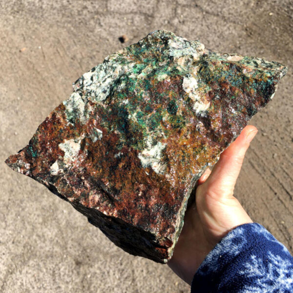 Chrysocolla-Granite 4.88 lbs - Image 3