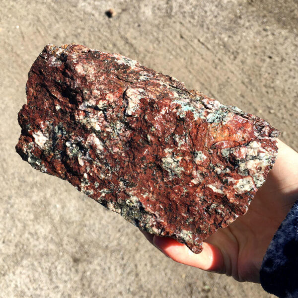 Chrysocolla-Granite 4.88 lbs - Image 5