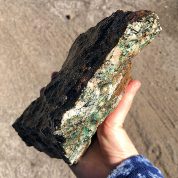 Chrysocolla-Granite 4.88 lbs - Image 6