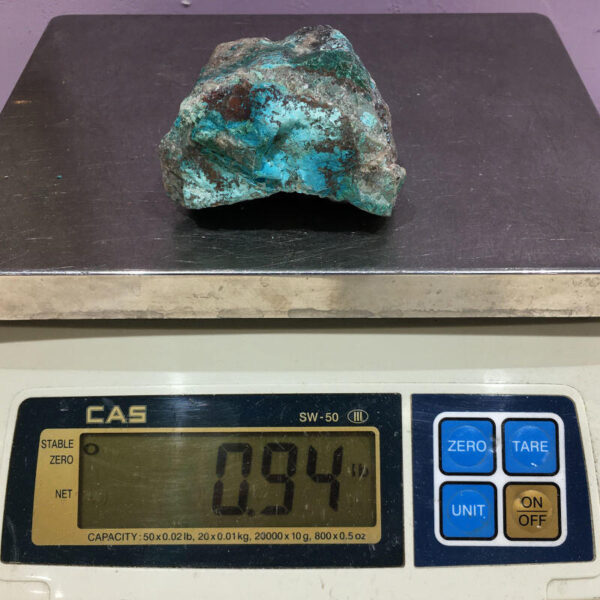 TealTurq Rhyolite 0.94 lbs - Image 9